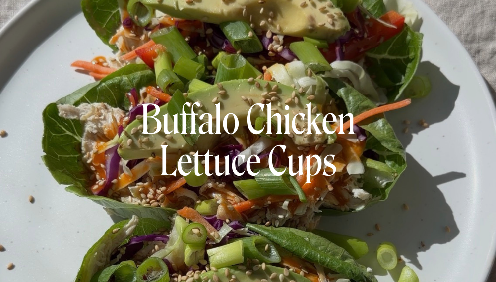 BUFFALO CHICKEN LETTUCE CUPS