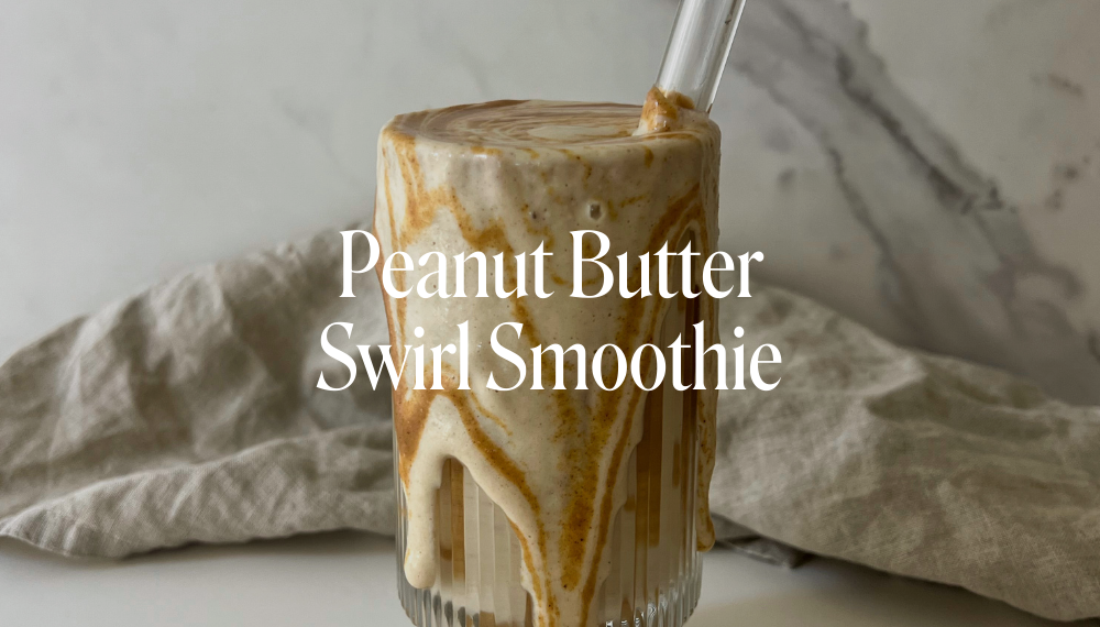 PEANUT BUTTER SWIRL SMOOTHIE
