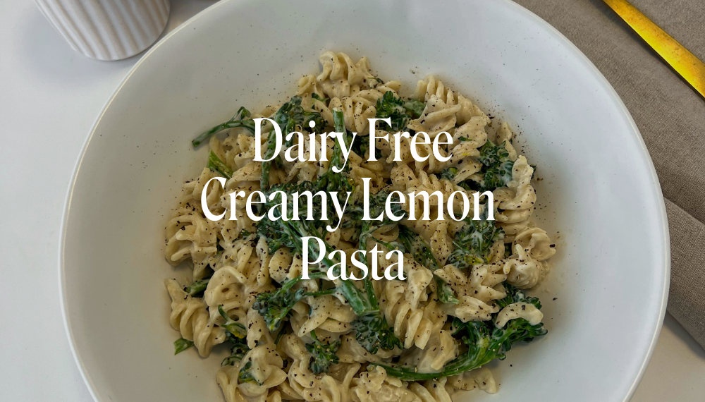 DAIRY FREE CREAMY LEMON PASTA