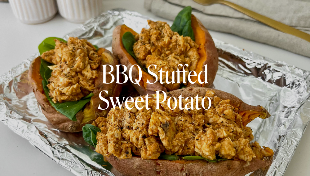 BBQ STUFFED SWEET POTATO