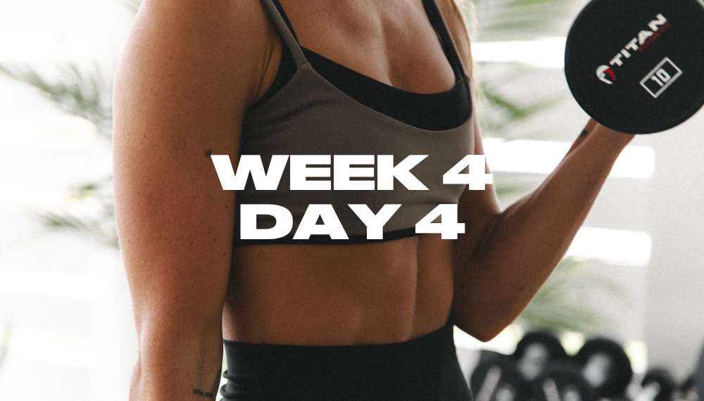 WEEK 4 DAY 4: ACTIVE REST