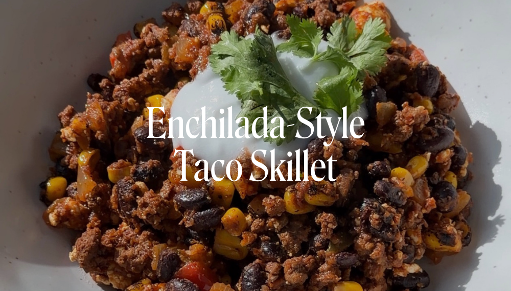 ENCHILADA-STYLE TACO SKILLET