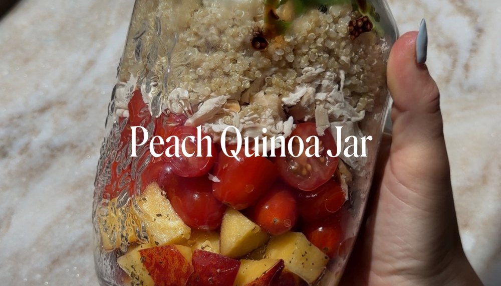 PEACH QUINOA JAR