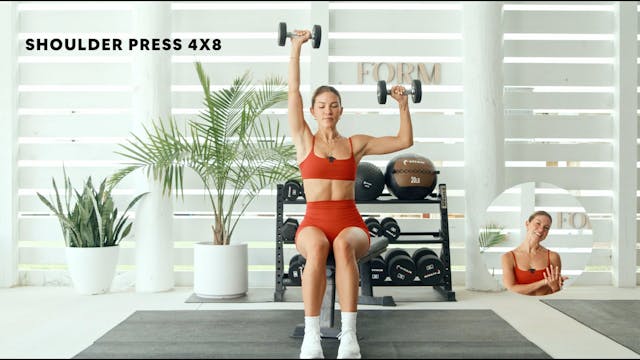 SINGLE-TO-DOUBLE SHOULDER PRESS 4X8