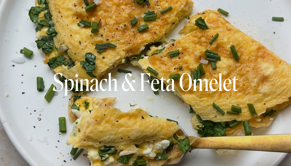 SPINACH & FETA OMELET