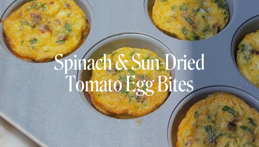 SPINACH & SUN-DRIED TOMATO EGG BITES