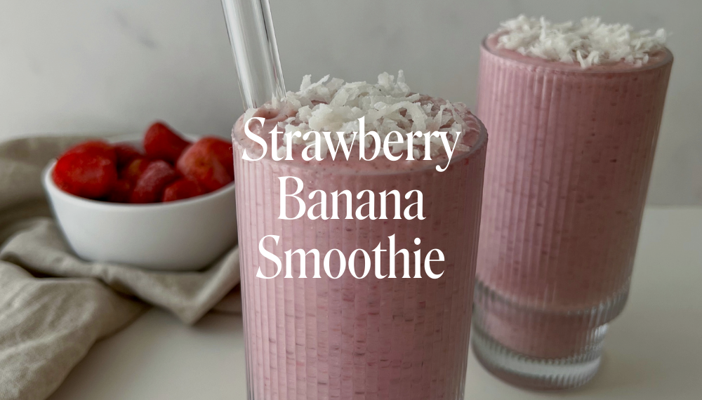 STRAWBERRY BANANA SMOOTHIE