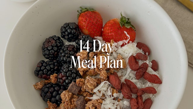 14 DAY POWER PILATES MEAL PLAN