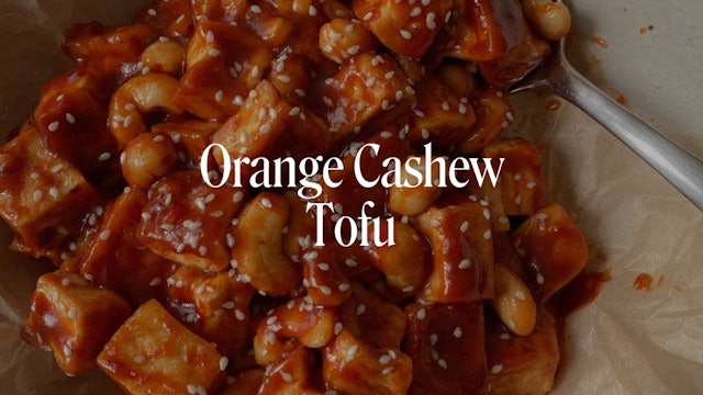 ORANGE CASHEW TOFU