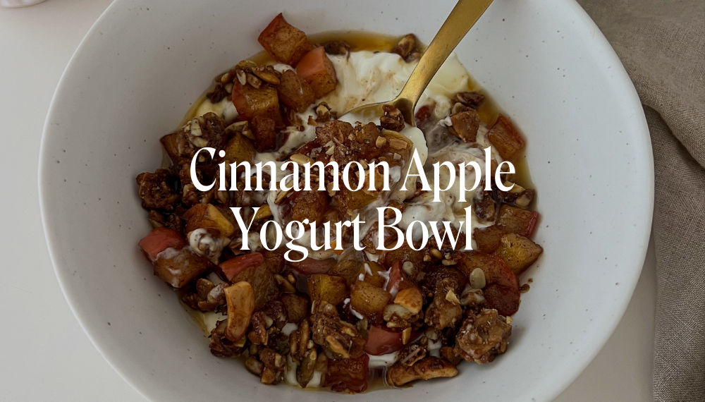 CINNAMON APPLE YOGURT BOWL