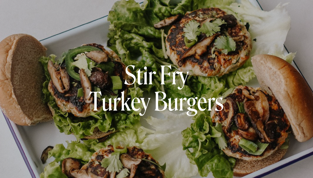 STIR FRY TURKEY BURGER