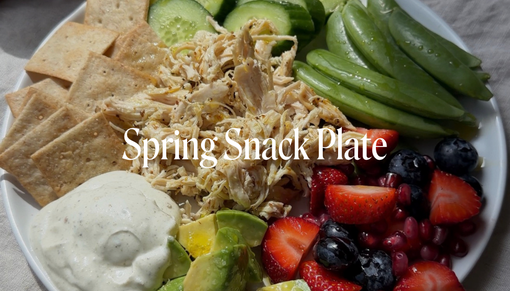 SPRING SNACK PLATE