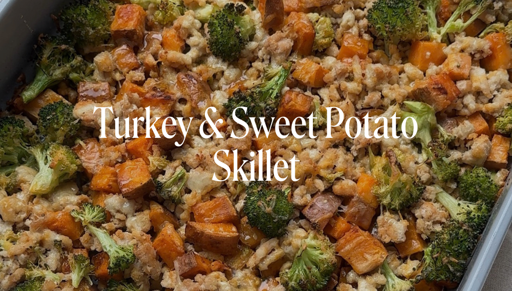 TURKEY & SWEET POTATO SKILLET