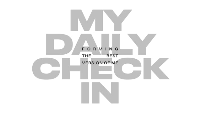 DAILY CHECK IN JOURNAL ENTRY