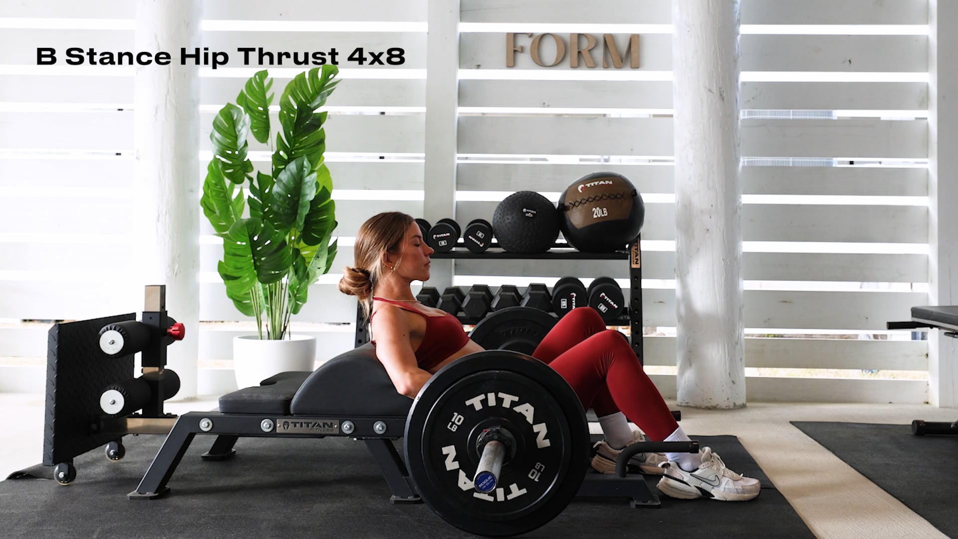 B STANCE HIP THRUST (4x8) 