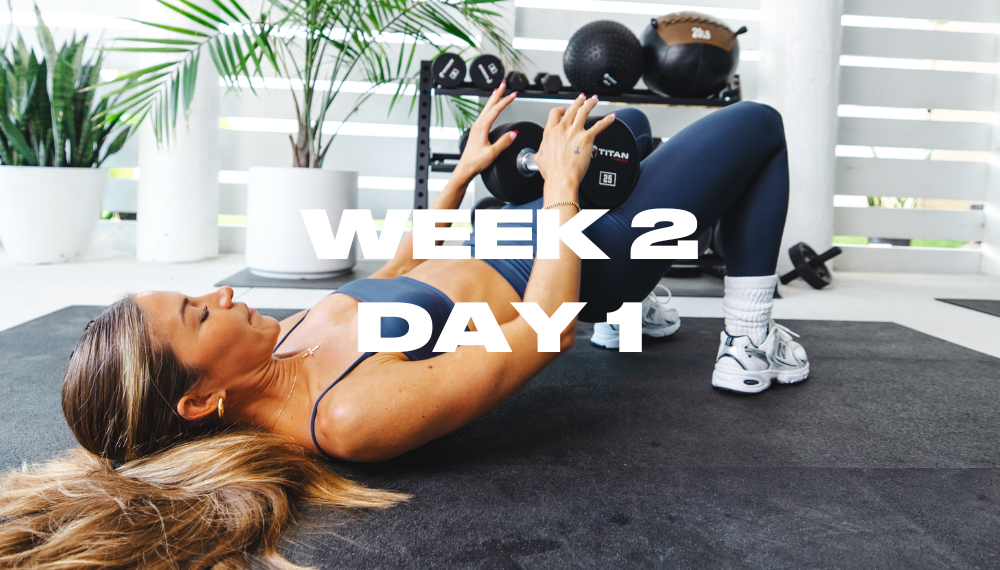 W2/ DAY 1: LEGS + GLUTES