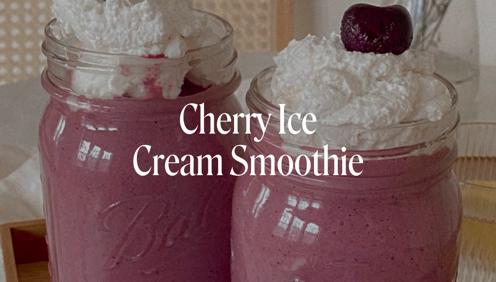 CHERRY ICE CREAM SMOOTHIE