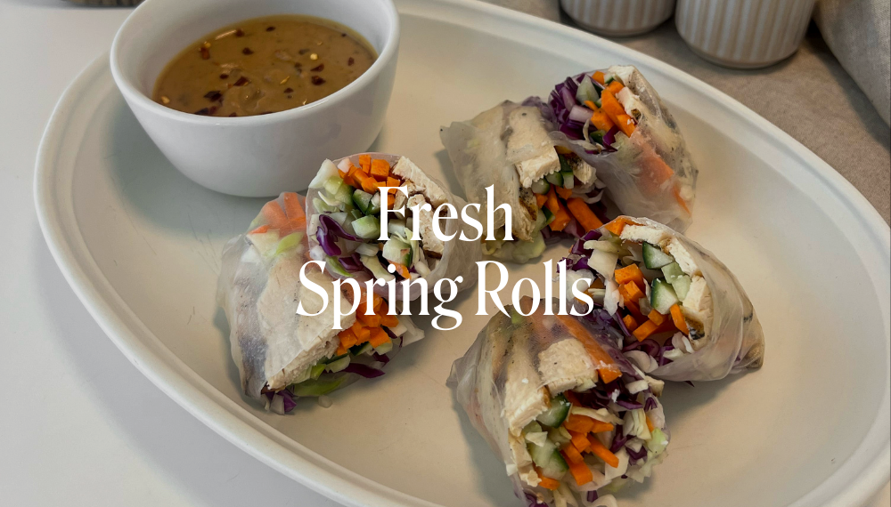 CHICKEN SPRING ROLLS