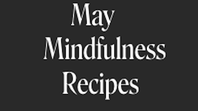 Meal Prep for Mindfulness
