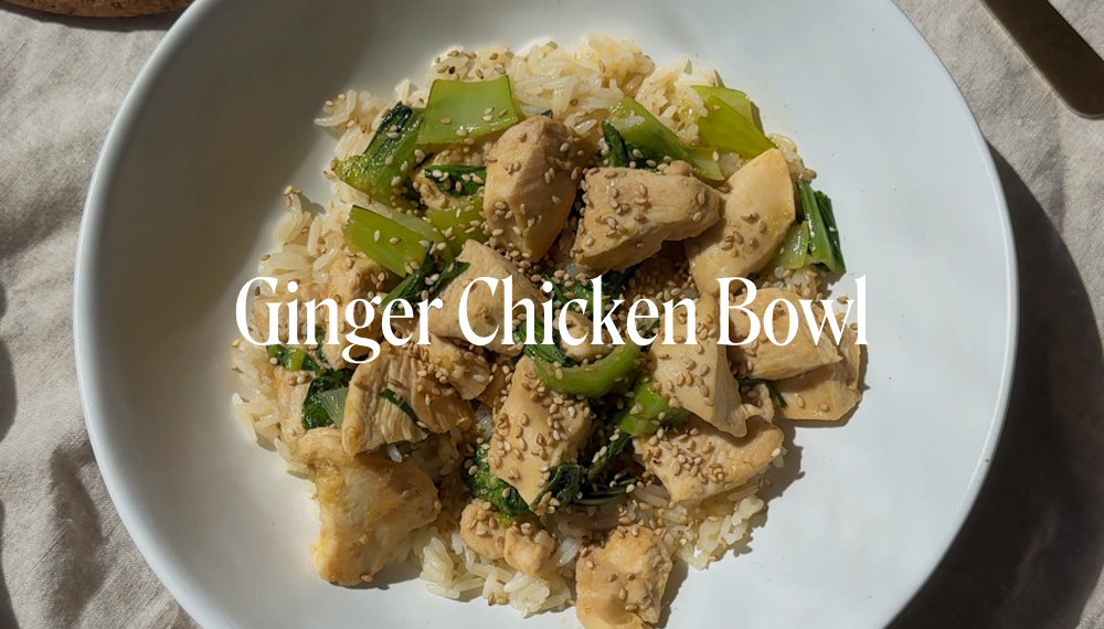 GINGER CHICKEN BOWL