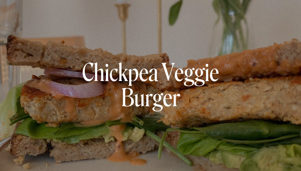 CHICKPEA VEGGIE BURGERS