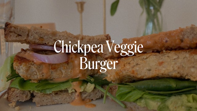 CHICKPEA VEGGIE BURGERS