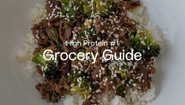 HIGH PROTEIN GROCERY GUIDE #1