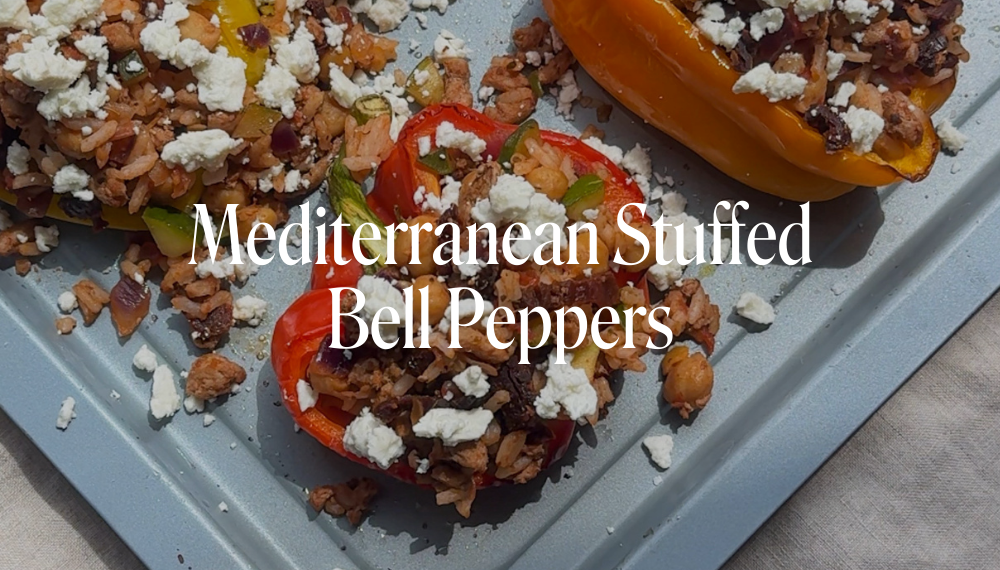 MEDITERRANEAN STUFFED BELL PEPPERS