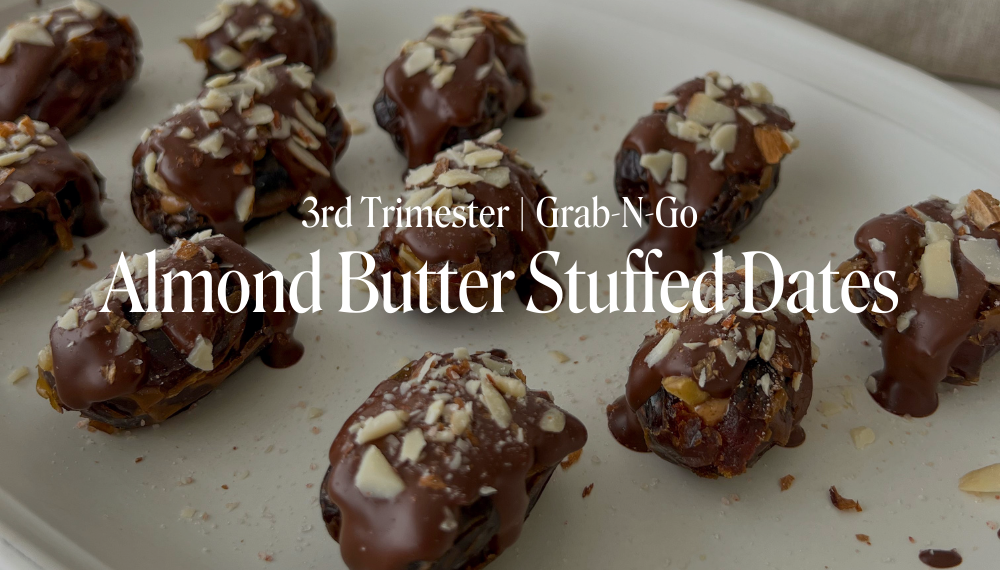 ALMOND BUTTER STUFFED DATES