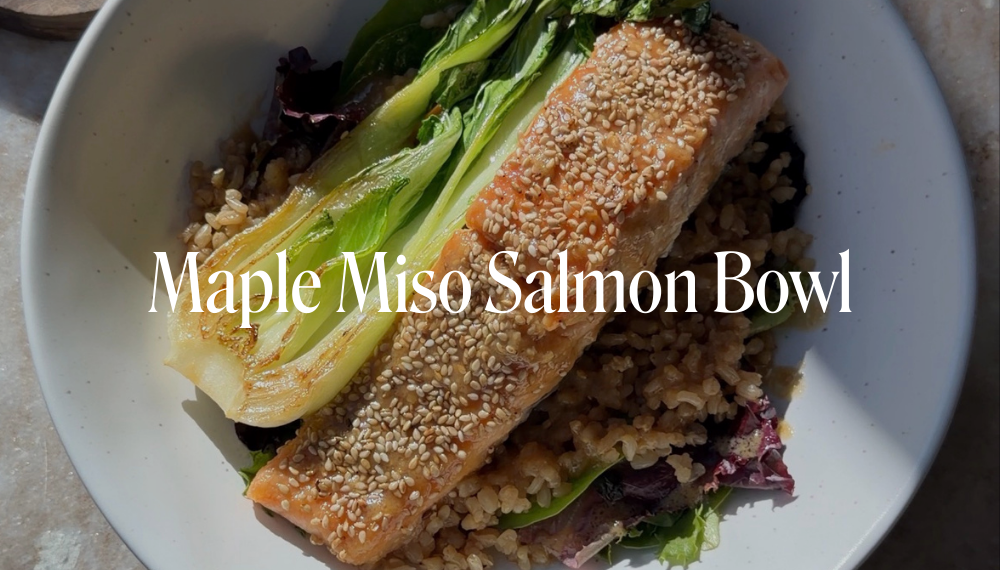 MAPLE MISO SALMON BOWL