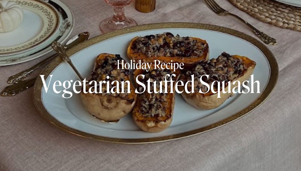 VEGETARIAN STUFFED SQUASH