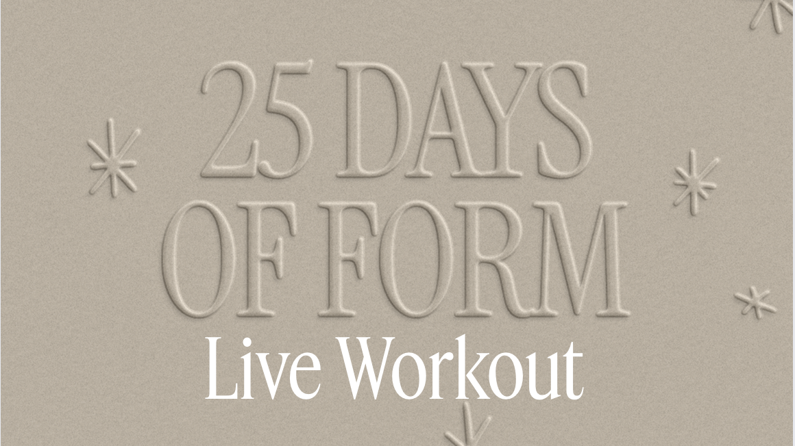 LIVE WORKOUT 12/19 @ 9AM PST