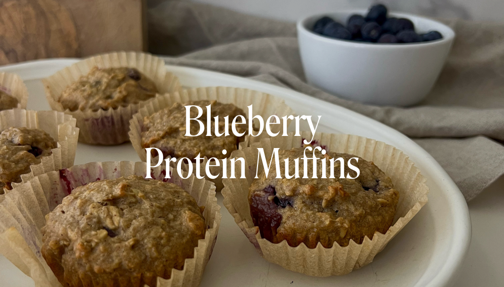 BLUEBERRY PROTEIN MUFFINS