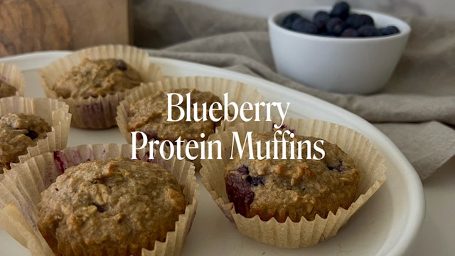 BLUEBERRY PROTEIN MUFFINS