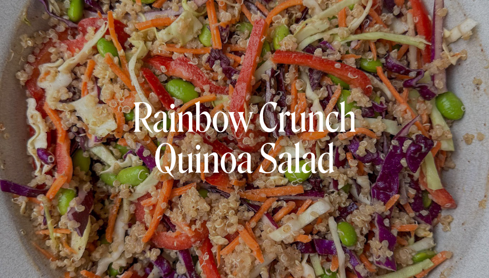 RAINBOW CRUNCH QUINOA SALAD