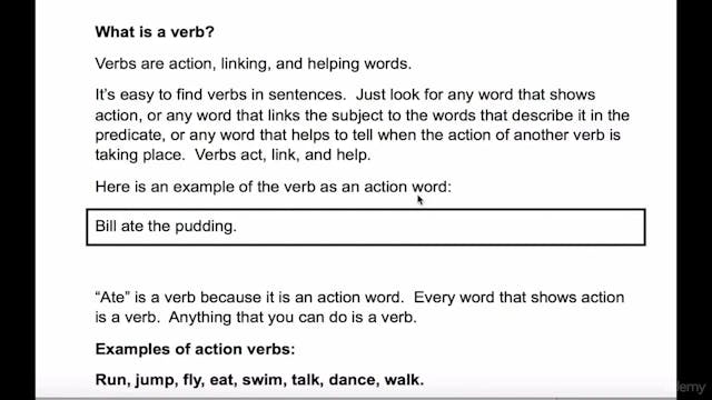 Lesson 10 More about verbs