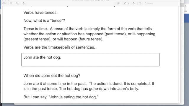 Lesson 13 Verb tenses