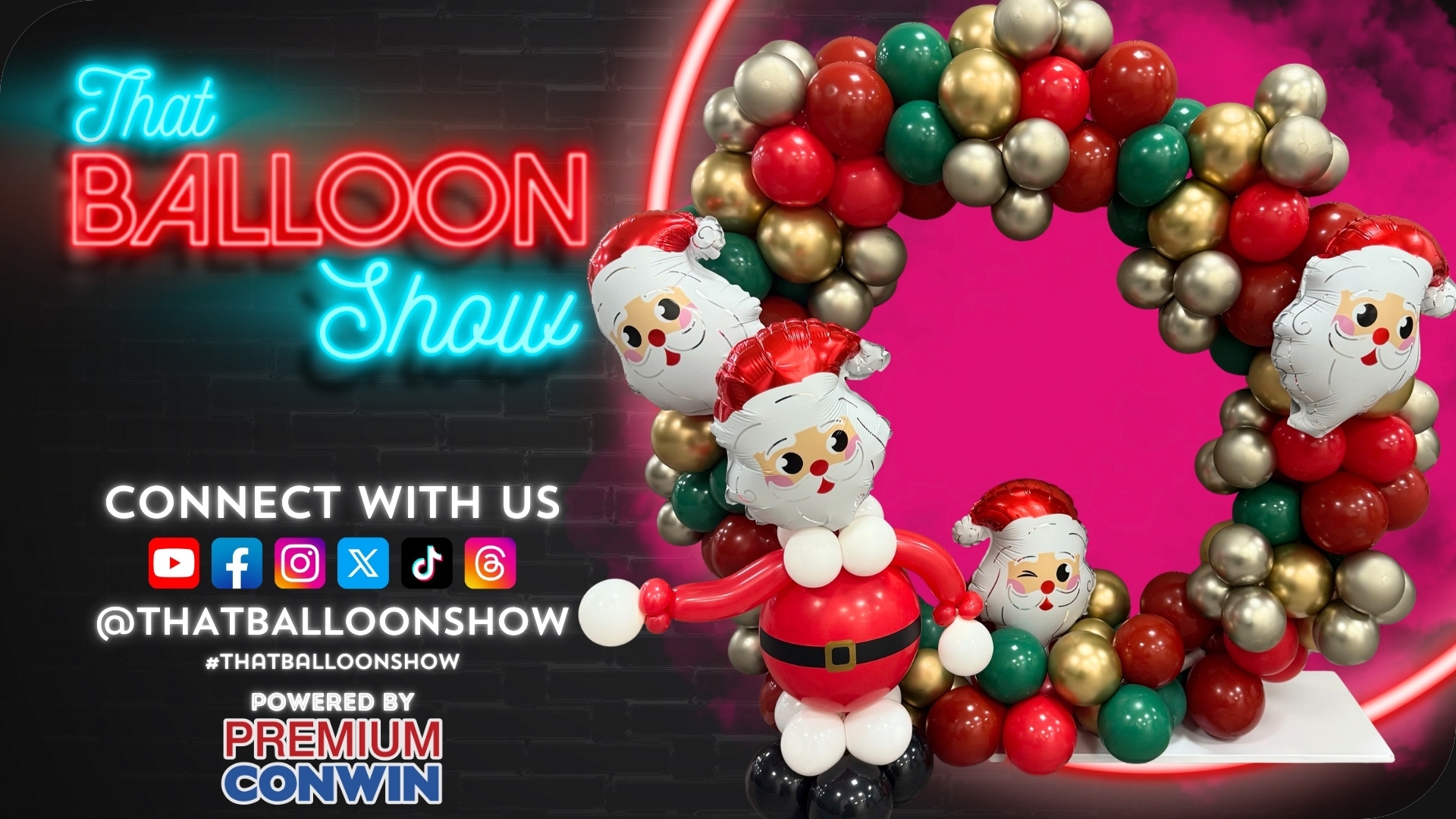 That Balloon Show: From Christmas to New Year – One Technique, Two Looks!