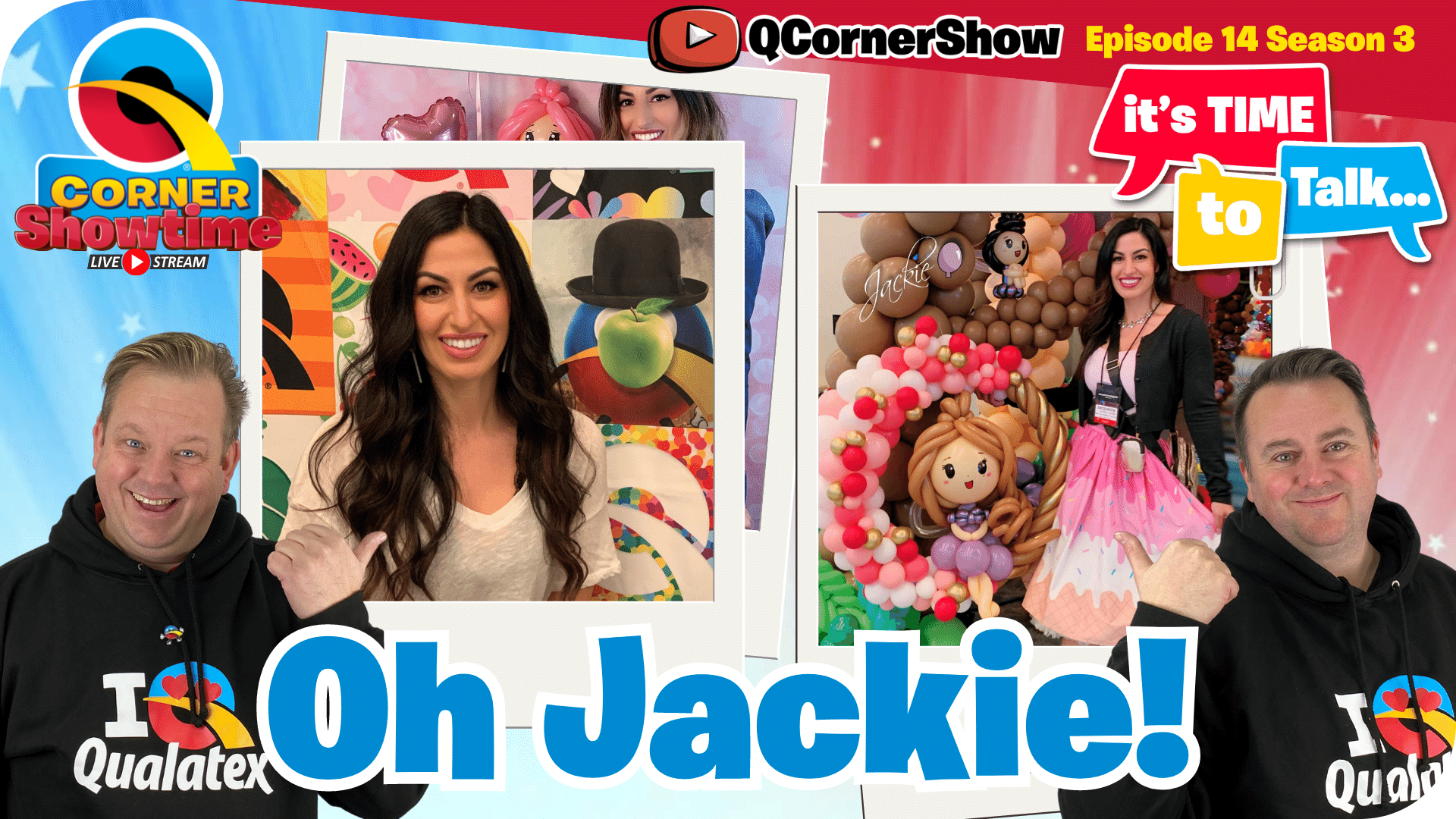 Oh Jackie! Time to Talk with Jackie O - Q Corner Showtime LIVE! S03E14