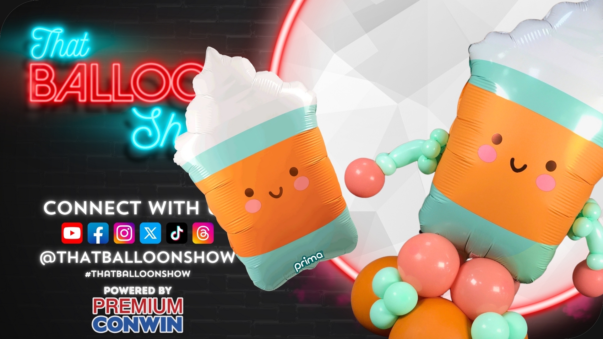 That Balloon Show: We love our Happy Coffee Cup a Latte!