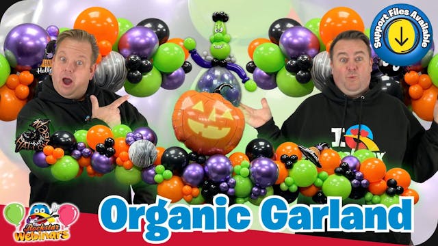 Spooky Halloween Balloon Garland Super Simple Organic Technique