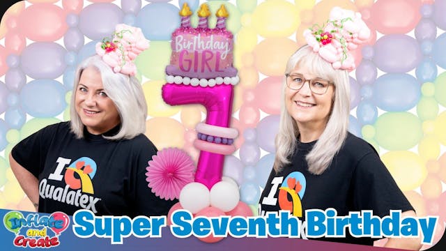 Super Seventh Birthday Design