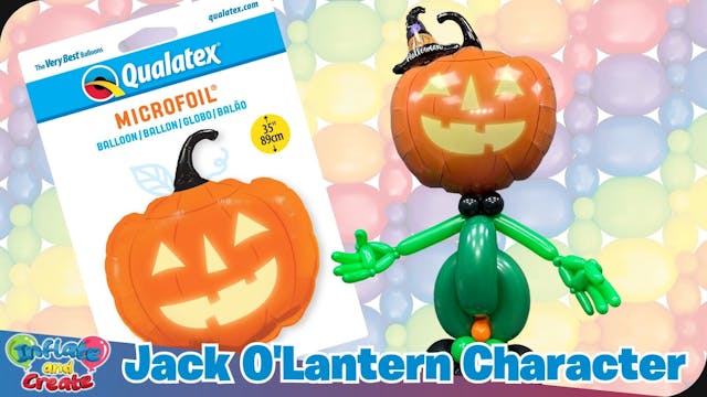 Dynamic Jack O'Lantern Balloon Charac...