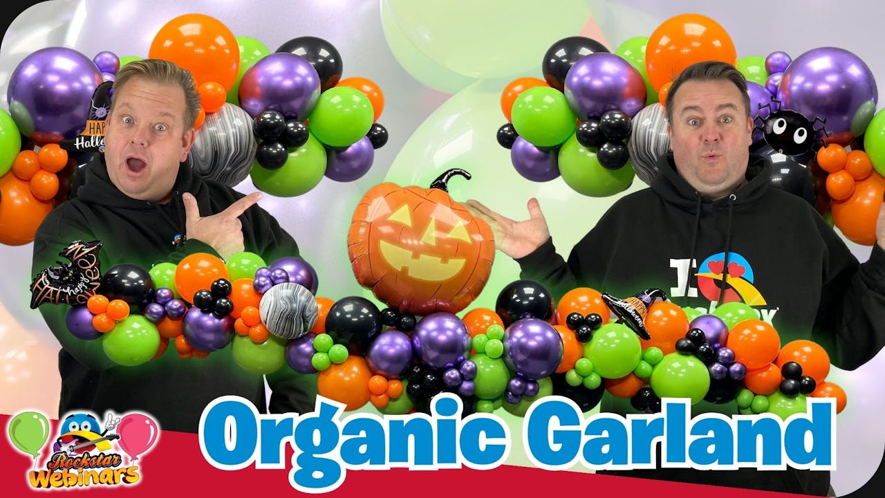 Spooky Halloween Organic Balloon Garland PPV