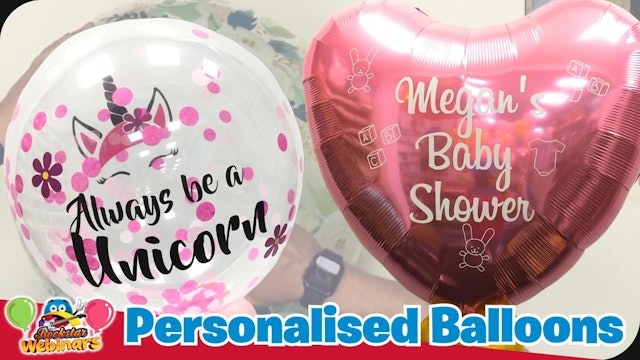 How to Vinyl Balloons - Personalised Balloon Special