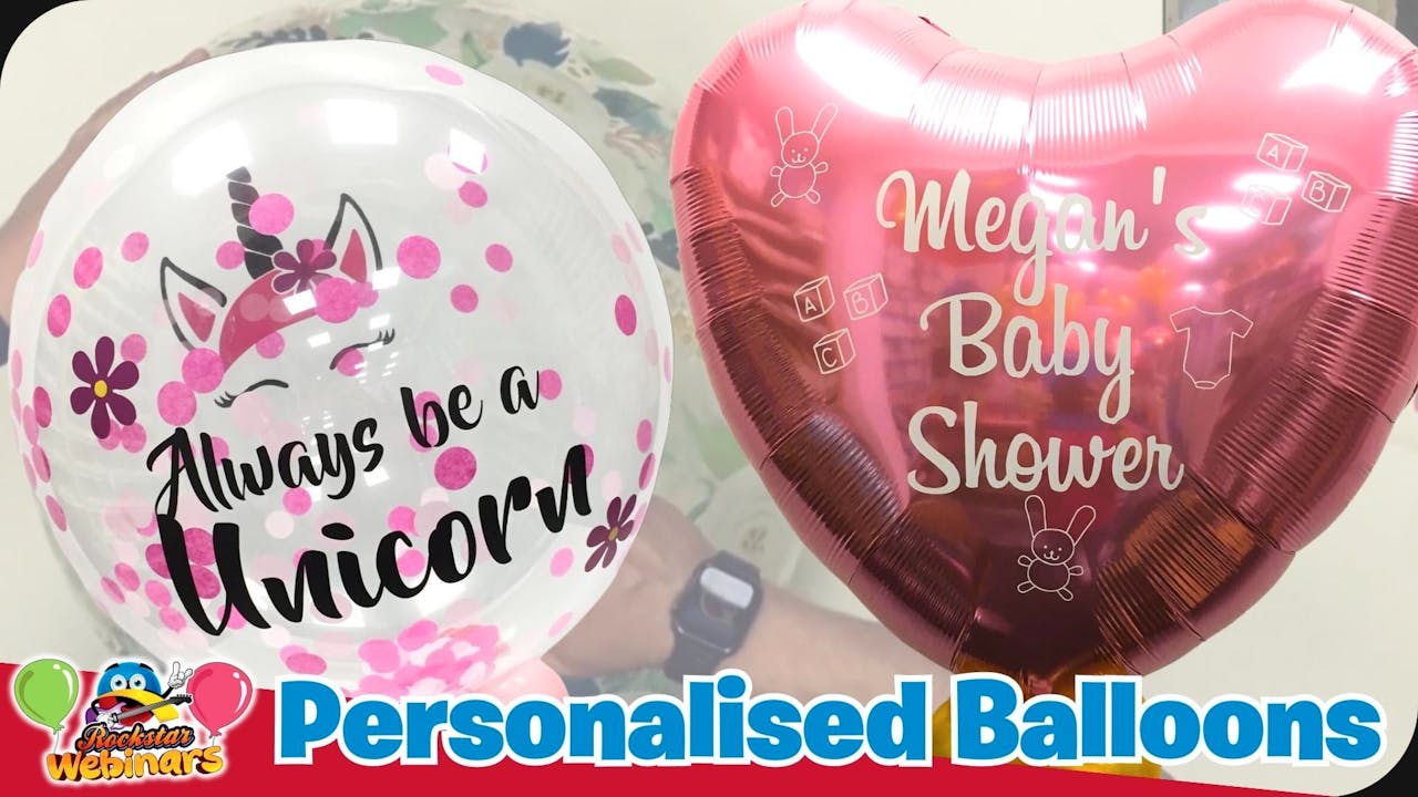 How to Vinyl Balloons Personalised Balloon Special Rockstar