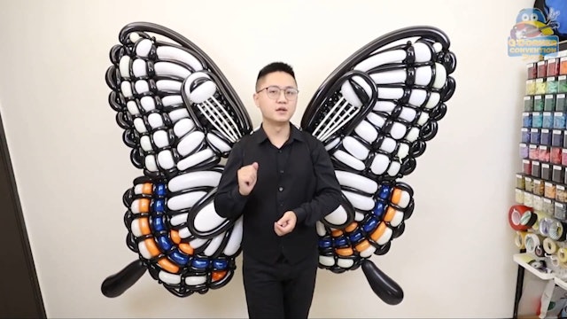 How to Make a Wearable Gorgeous Balloon Butterfly Wings with Sung Chun-Lin