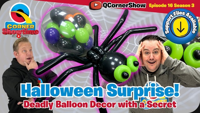 Extras for Spooky Delights: Giant Balloon Spider Design Episode