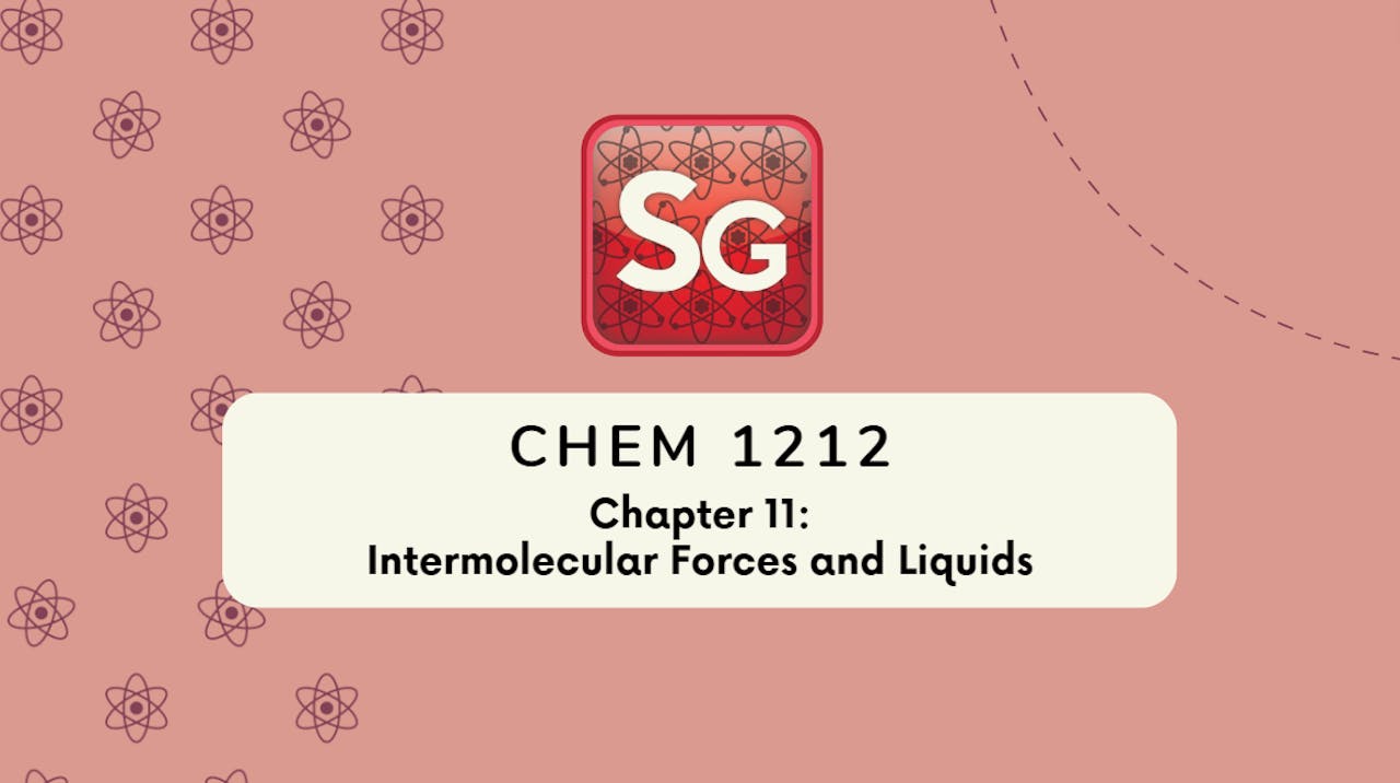 CHEM 1212 Chapter 11 Workshop (Video Rental)