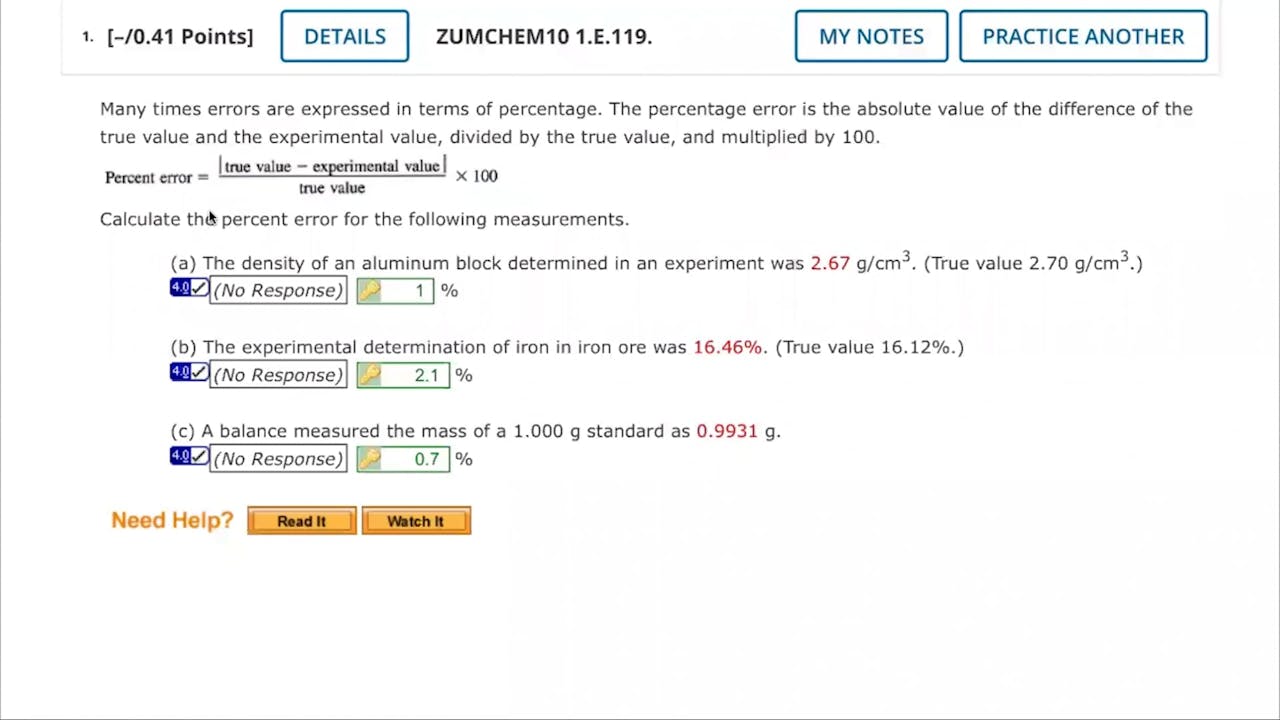 Spring 2022 CHEM 1211 Progress Check Preview (Chapter 1) Science Guyz